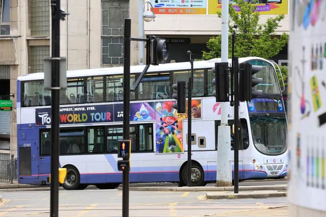 Demand for buses in South Yorkshire has fallen since lockdown.