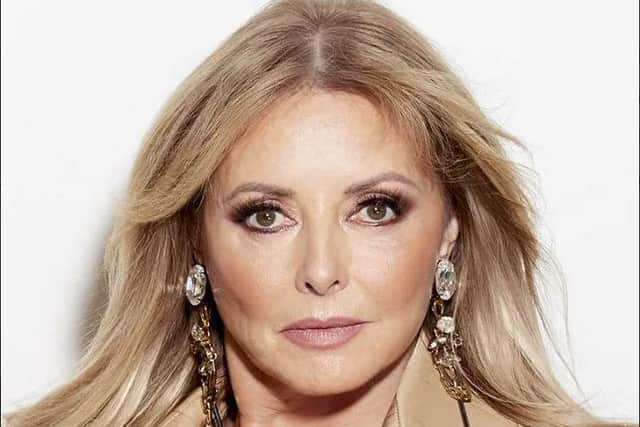 Carol Vorderman says her show will expose the lies and hypocrisy of the Conservative government.