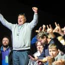 Festival organiser Ed Faulkner enjoying the KopyKat Killers at Tribfest 2024. Pic Dave Lofthouse