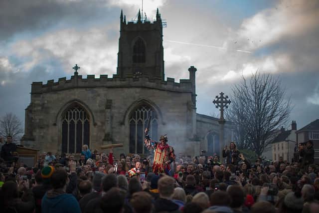 The Haxey Hood has been cancelled for 2021. (Photo by Christopher Furlong/Getty Images)