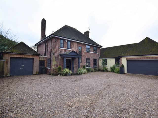 The four-bedroom, detached family home is on the market for offers in the region of £795,000.