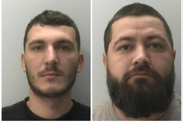 Denis Lami and Valter Kabilo have been jailed after being caught with a haul of cocaine.