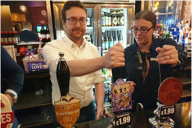 Alexander Stafford worked a shift at Wetherspoons in Maltby.