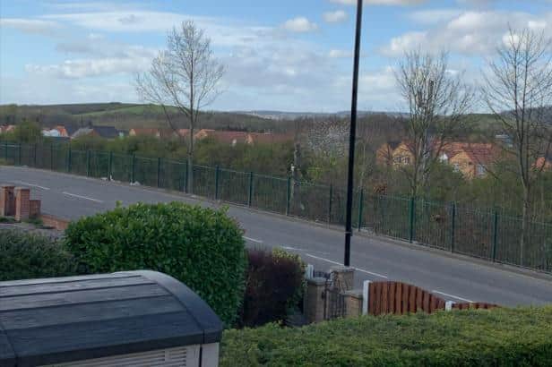 Trees have been removed next to the railway lines in Conisbrough
