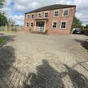 The approach to the five-bedroom detached property in Old Denaby.