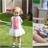 Doncaster's May Ogden as she is today and following her pioneering operation