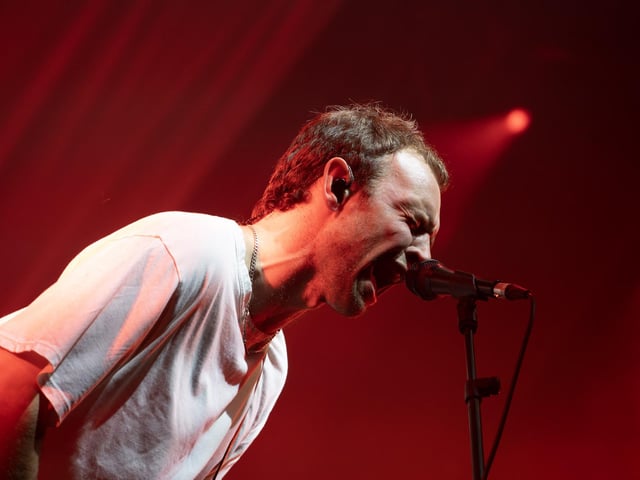 Wunderhorse perform to a sold out crowd.