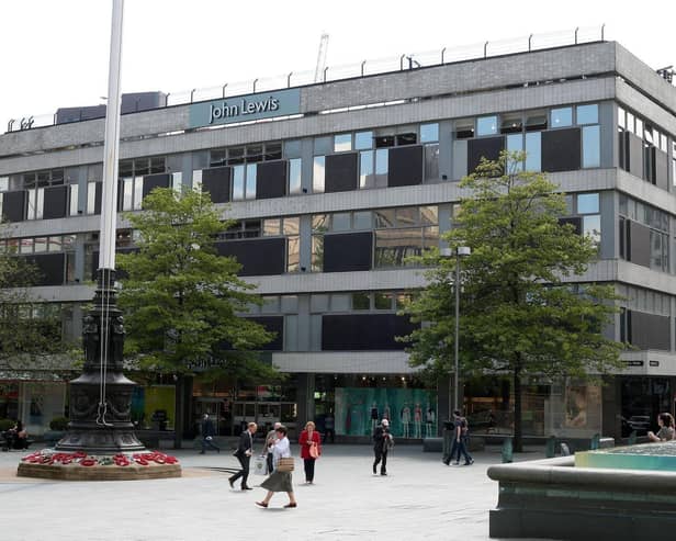 John Lewis in Barker's Pool, Sheffield.