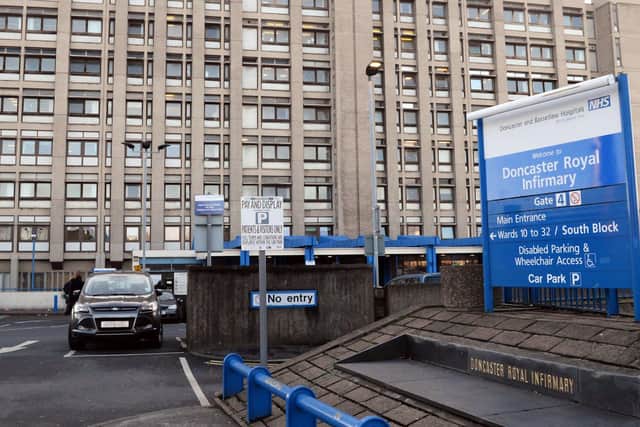 Doncaster Royal Infirmary. Picture: Marie Caley NDFP DRI MC 2