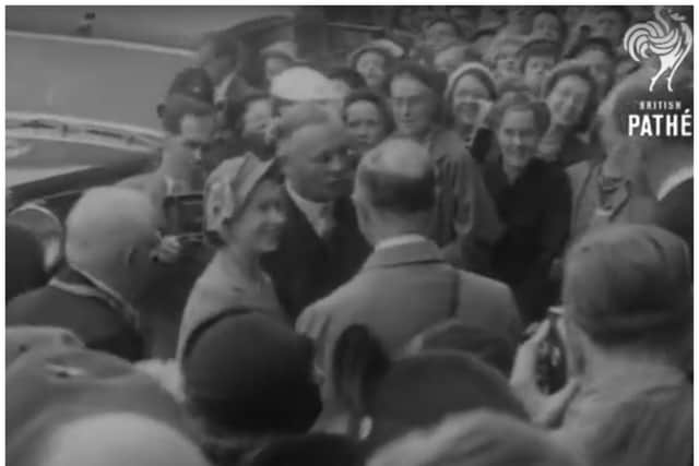 The Queen visits Doncaster in 1952. (Photo: British Pathe).