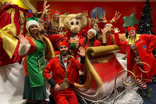 Visitors to Gulliver's Valley theme park can explore the winter wonderland, visit Santa's interactive workshop and choose a present from Father Christmas' toy store