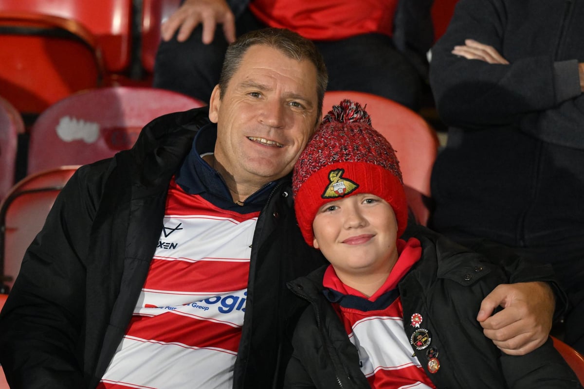 The fans who saw Doncaster Rovers return to winning ways at Grimsby - see if you are pictured