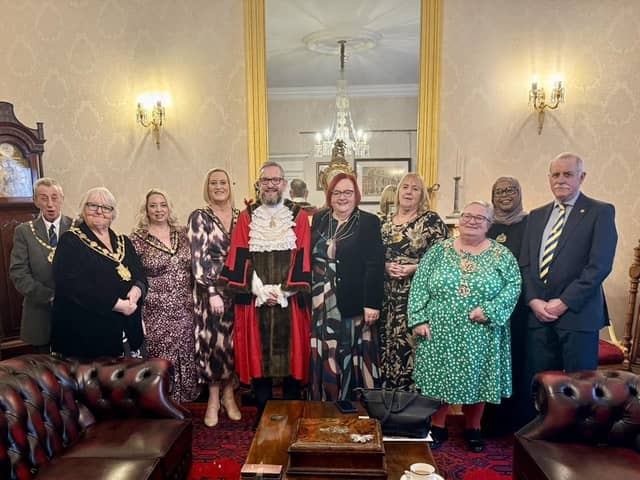 Civic Mayor Tim Needham hosted the event at the Mansion House.