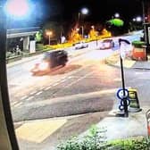 Police officers are searching for a motorist wanted over a collision with a cyclist in Sheffield