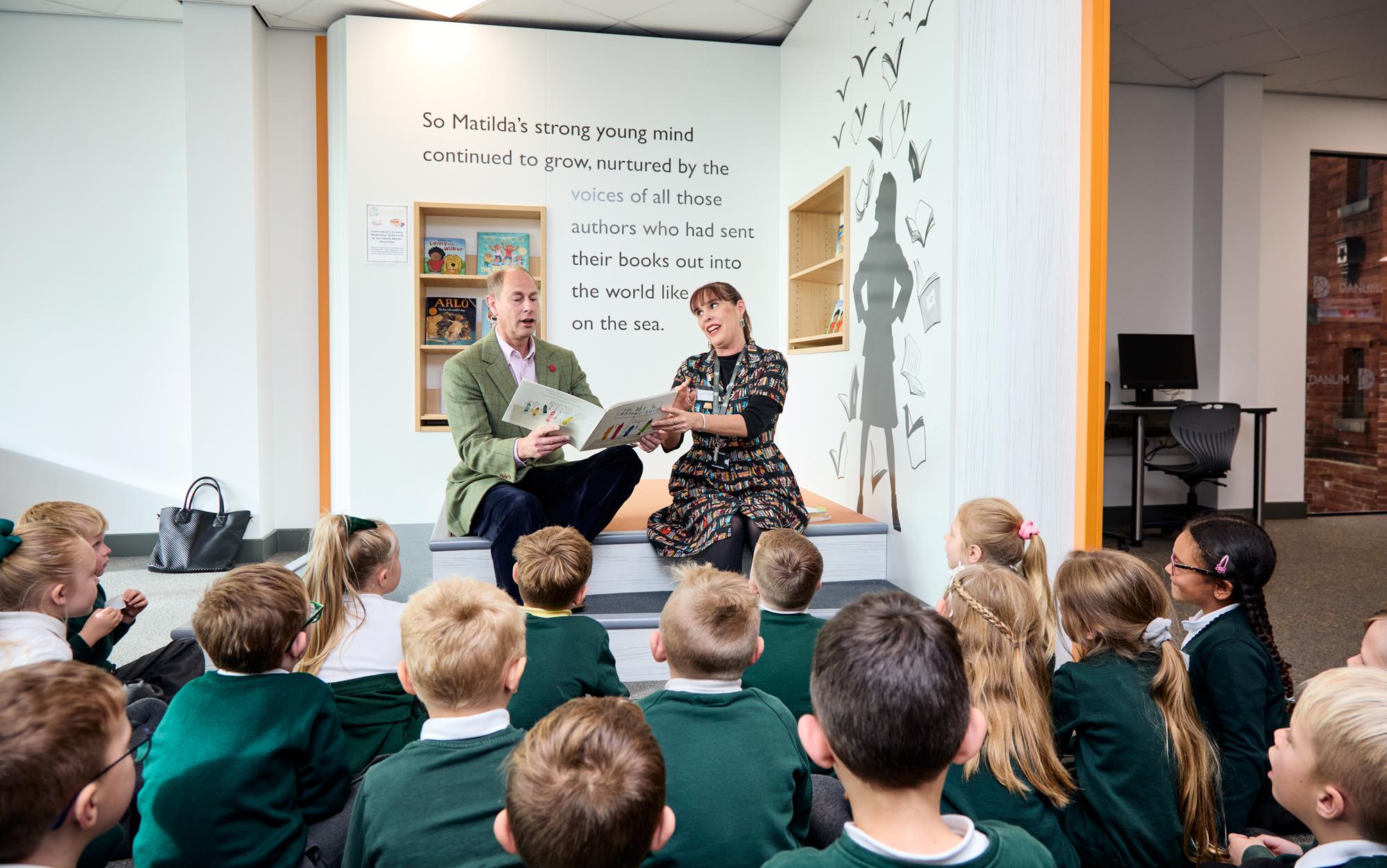 Doncaster gets royal visit as HRH Prince Edward reads to school ...