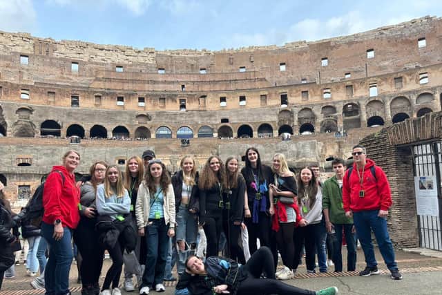 De Warenne Academy students and staff experienced the wonders of Rome as part of their Latin studies.