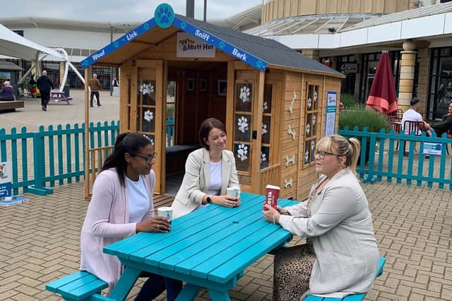 Lakeside Village’s Mutt Hut which will be the venue for the centre’s Loneliness Week activity