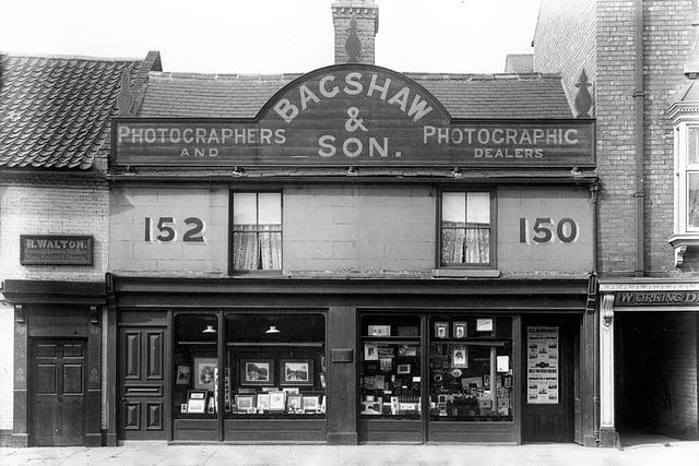 Bagshaw & Son, Photographers andPhotographic Dealers, St Sepulchre Gate, Doncaster