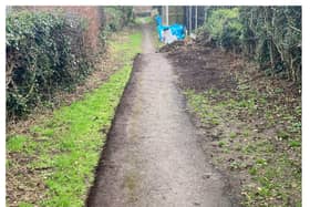 The overgrown footpath in Norton has now been cleared.