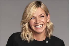 Zoe Ball is hosting her Radio 2 breakfast show live from Doncaster.