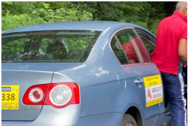 An Absolute Cabs driver was accused of flytipping - something the firm has robustly denied.