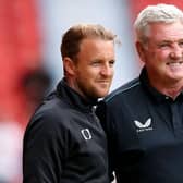 James Coppinger, pictured with former Newcastle United manager James Coppinger. Photo: Charlotte Tattersall/Getty Images