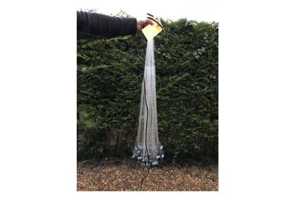 Example of a cast net. Courtesy of the Environment Agency.