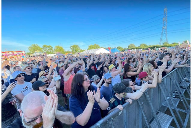 Fans were treated to blazing sunshine at the Askern Music Festival.  (Photo: Robin Burns)