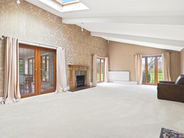The living room.