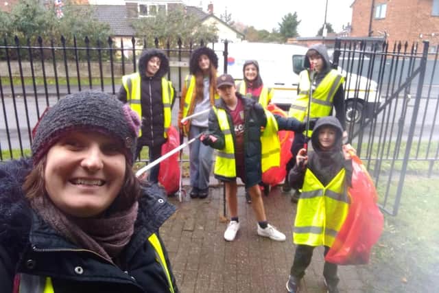 Litter picking with our youth group - Hatfield Heroes
