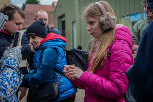 The youngsters were given an extra special day out at Yorkshire Wildlife Park.