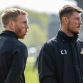Paul Green and Chad Gribble. Photo: Doncaster Rovers