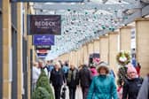 Shoppers at Lakeside Village
