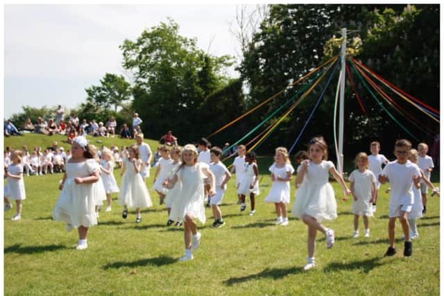 The maypole dance is the centrepiece of the celebrations.