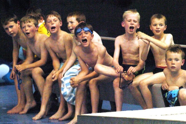 Porter Cubs Swimming Gala at Ponds Forge,competing in the Soggy Sponge competition back in 2004