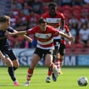 Tommy Rowe was sent off for Rovers: Picture: Howard Roe/AHPIX LTD