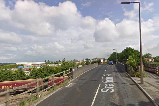 A man grabbed a teenage girl as she walked along Station Road from Stainforth to Dunscroft, Doncaster