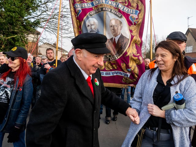 Arthur Scargill was given a heroes' welcome in Doncaster.
