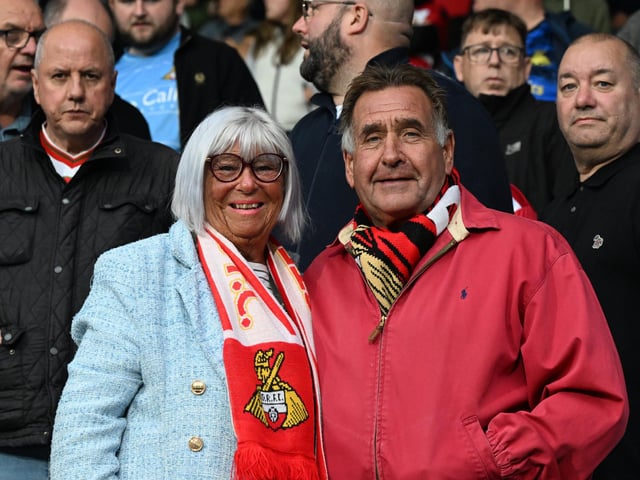 More than 2,000 Doncaster Rovers supporters backed the team against the Terriers