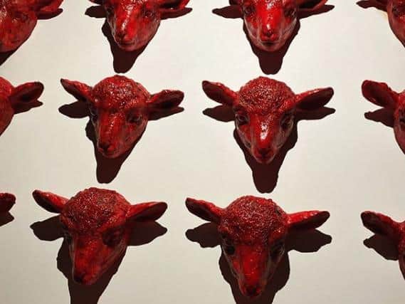 Sheep head by Courtney Helsby.