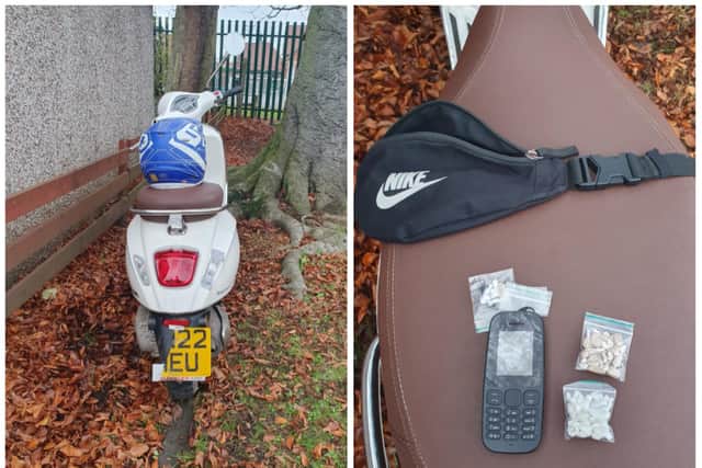 Police found the drugs and burner phone in Woodlands.