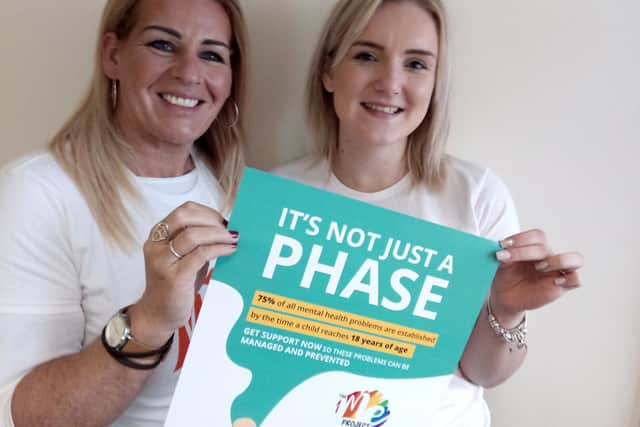 Kathryn Bell and Paige Ebbs, of Cura-care, are launching the ME Project to help with the mental health of children and young people