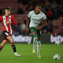 Louie Marsh in action for Sheffield United during the Carabao Cup earlier this week. Photo: Simon Bellis/Sportimage