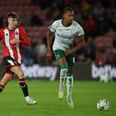 Louie Marsh in action for Sheffield United during the Carabao Cup earlier this week. Photo: Simon Bellis/Sportimage