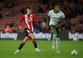 Louie Marsh in action for Sheffield United during the Carabao Cup earlier this week. Photo: Simon Bellis/Sportimage