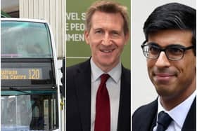 Chancellor Rishi Sunak (right) announced in this month’s Budget that the Sheffield City Region will receive £166 million for transport improvements but Sheffield City Region mayor Dan Jarvis had hoped for up to £220 million