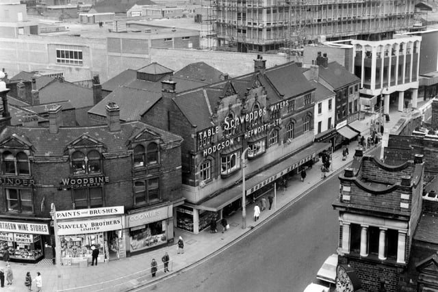 View from the Co-op showing the Doncaster Arndale Centre construction