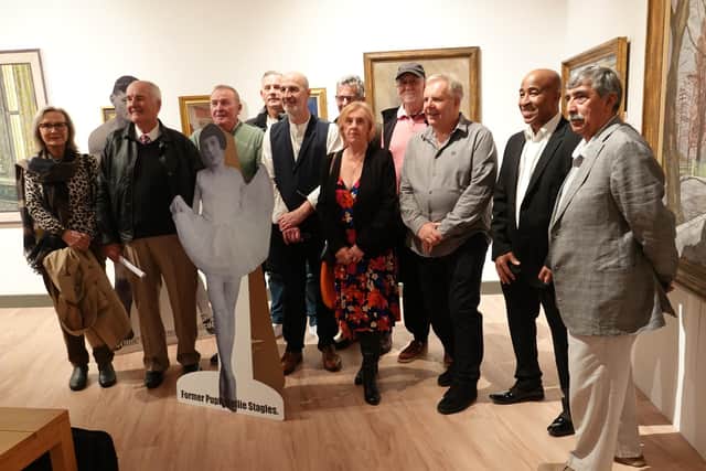 Former pupils were reunited at the Oswin Avenue School exhibition.