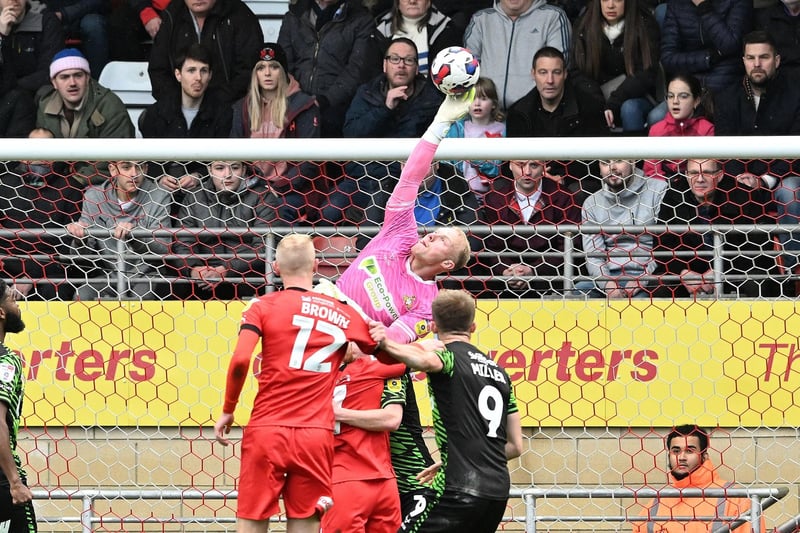 Left with little to do as Hartlepool managed zero efforts on target until their goal in the 89th minute, a good finish which found the back of the net with the help of the far post.