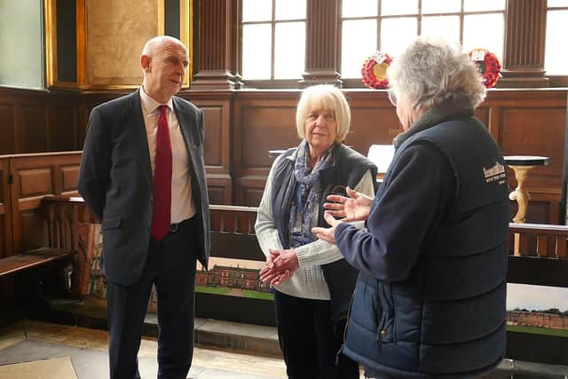 John Healey MP on the Women of Wentworth Woodhouse Tour.